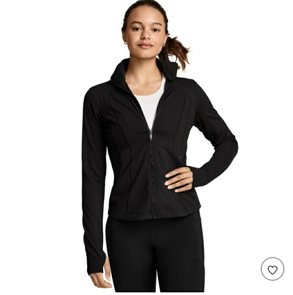 NWT $PRICE REDUCED Black Jockey Yoga Jacket, Sz. L, selling at Target for $48